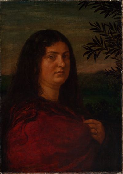 Hans Thoma - Bildnis Frau Cella Thoma