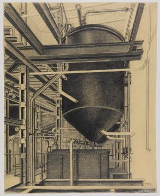 Carl Grossberg - Ölraffinerie