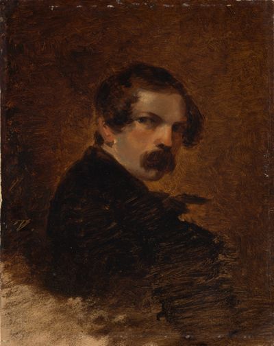 Theodor Verhas - Selbstbildnis