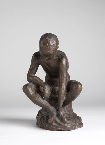 Adolf Abel (1902) - Hockender Knabe