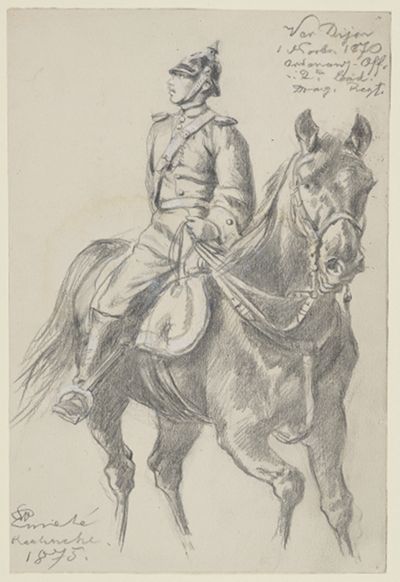 Wilhelm Emelé - Ordonnanz-Offizier des 2. Badischen Dragoner-Regiments