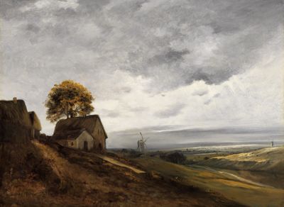 Georges Michel - Landschaft bei Paris