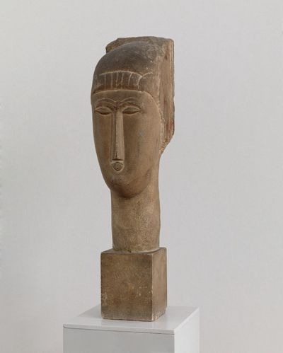 Amedeo Modigliani - Kopf (B)