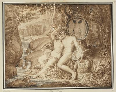 Feodor Iwanowitsch Kalmück - Apollo und eine Muse