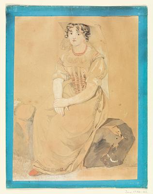 Sophie Reinhard - Italienisches Mädchen (Ein Mädchen aus Olevano)