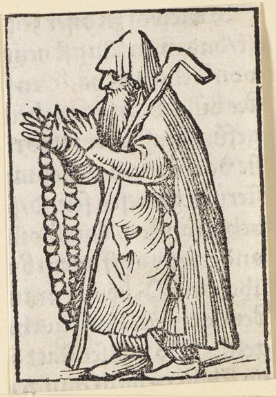 Niklaus Manuel, gen. Deutsch - Waldbruder (Einsiedler mit Rosenkranz)