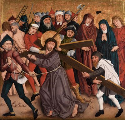 Meister der Gewandstudien - Kreuztragung Christi