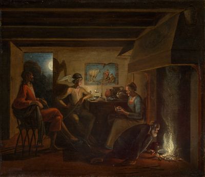 Hendrik Goudt - Jupiter und Merkur bei Philemon und Baucis