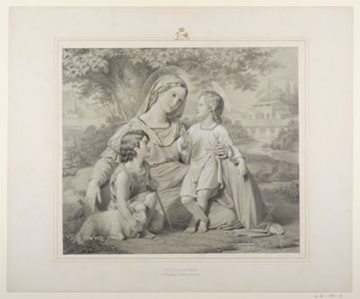 Carl Koopmann - Maria mit Christus und Johannes d.T.