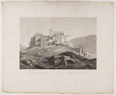 Johann Heinrich Schilbach - Die Acropolis von der Westseite