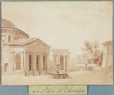 Jean Jacques de Boissieu - Platz in Ariccia