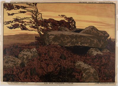 Karl Biese - Hünengrab in der Heide