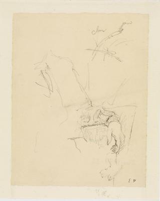 Édouard Vuillard - Teil des Oberkörpers und linker Arm