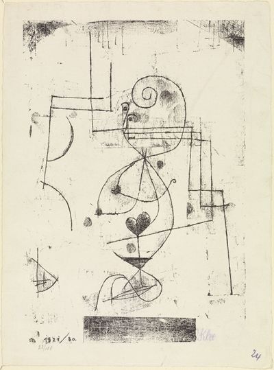 Paul Klee - Herzdame