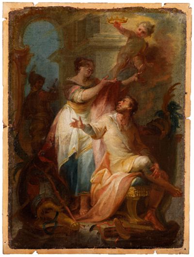 Johann Wolfgang Baumgartner - Die Heiligen Theodora von Alexandrien und Didymus