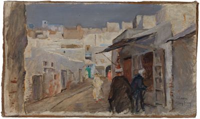 Wilhelm Hempfing - Strasse in Tetuan