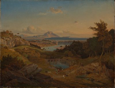 Leopold Rottmann - Dalmatinische Küstenlandschaft
