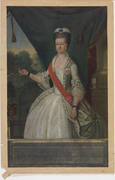 August Hermann Jakob Degmair - Karoline Luise von Hessen Darmstadt, Markgräfin von Baden 1723-1783