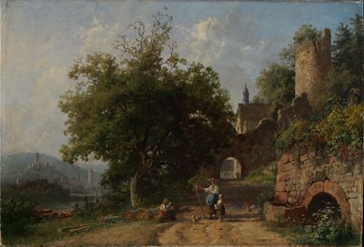 Karl Weysser - Landschaft bei Wertheim am Main