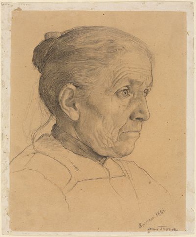 Kopf der Mutter des Künstlers