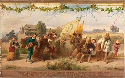 Adolf Schrödter - Triumph des Königs Wein, 8. Bild