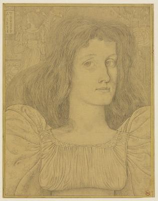 Jan Toorop - Brustbild einer jungen Frau