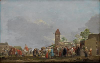 Norbert Grund - Jahrmarktsszene
