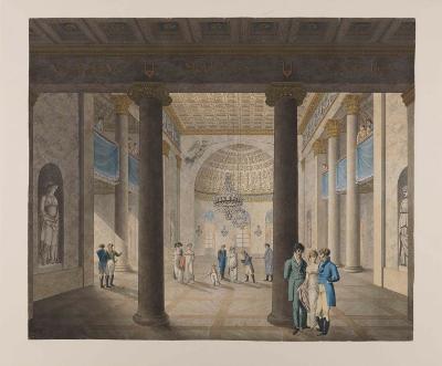 L. Heiss - Der Saal des Museums in Karlsruhe