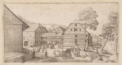 Friedrich Brentel - Die Badehäuser von Peterstal im Schwarzwald