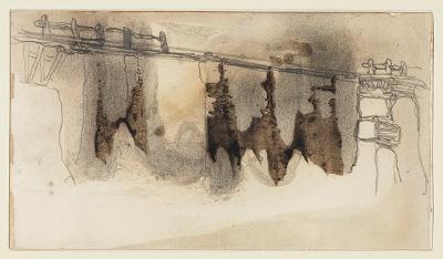 Victor Marie Hugo - Landschaft mit Brücke, Guernsey
