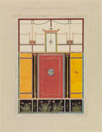 Karl Joseph Berckmüller - Wandgemälde aus dem Hause des tragischen Dichters