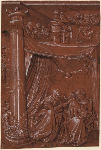 Baldung gen. Grien, Werkstatt - Die Heilige Anna selbdritt