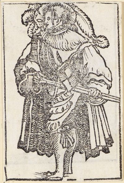 Niklaus Manuel, gen. Deutsch - Krieger mit Schwert