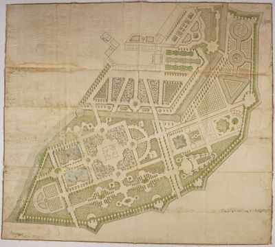 Anonym (17. Jh.) - Schlossgarten in Schlackenwerth