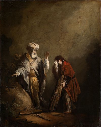 Christian Wilhelm Ernst Dietrich - Das Opfer Abrahams