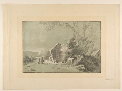Maria Katharina Prestel - Landschaft mit Reiter