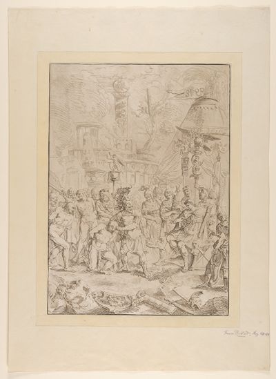 Maria Katharina Prestel - Die geschlagenen Juden vor Titus
