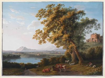 Jakob Philipp Hackert - Ländliche Szene mit Weidevieh unter einem Baum