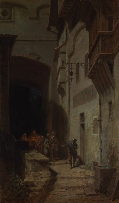 Carl Spitzweg - Die Scharwache