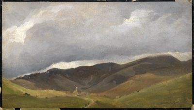 Eugen Bracht - Blick auf das Herzogenhorn bei Bernau