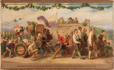 Adolf Schrödter - Triumph des Königs Wein, 3. Bild