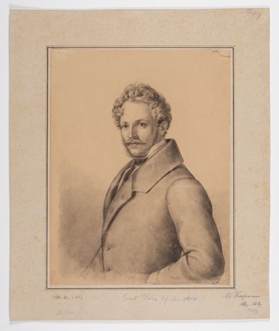 Carl Koopmann - Bildnis des Malers Ernst Fries