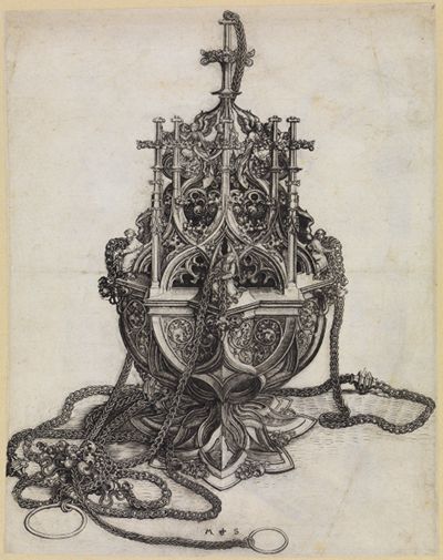 Martin Schongauer - Das Weihrauchfass