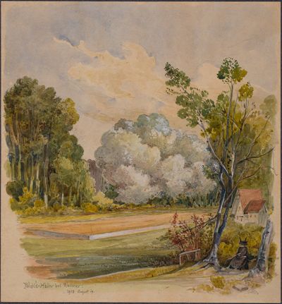 Josef Wilhelm Durm - Poldis-Hain bei Riederau (Kirchen und Landschaften aus Bayern)