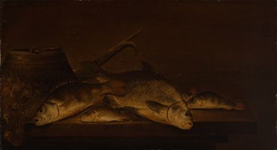 Pieter de Putter - Fischstillleben
