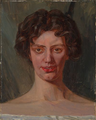 Wilhelm Trübner - Bildnis Bertha Reiff
