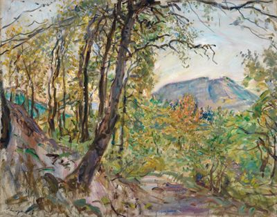 Max Slevogt - Pfälzische Landschaft