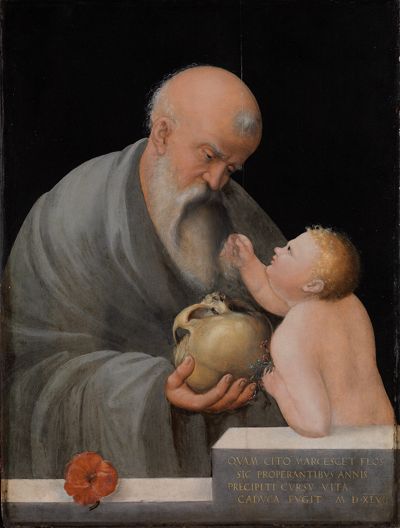 Südostdeutscher Meister - Allegorie auf die irdische Vergänglichkeit