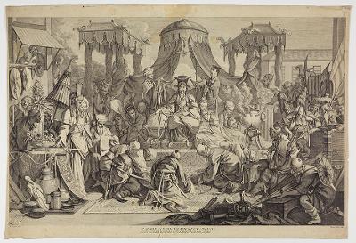 Jacques Gabriel Huquier - LAudience de lEmpereur Chinois