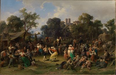 Ernst Schweinfurth - Italienisches Volksfest
